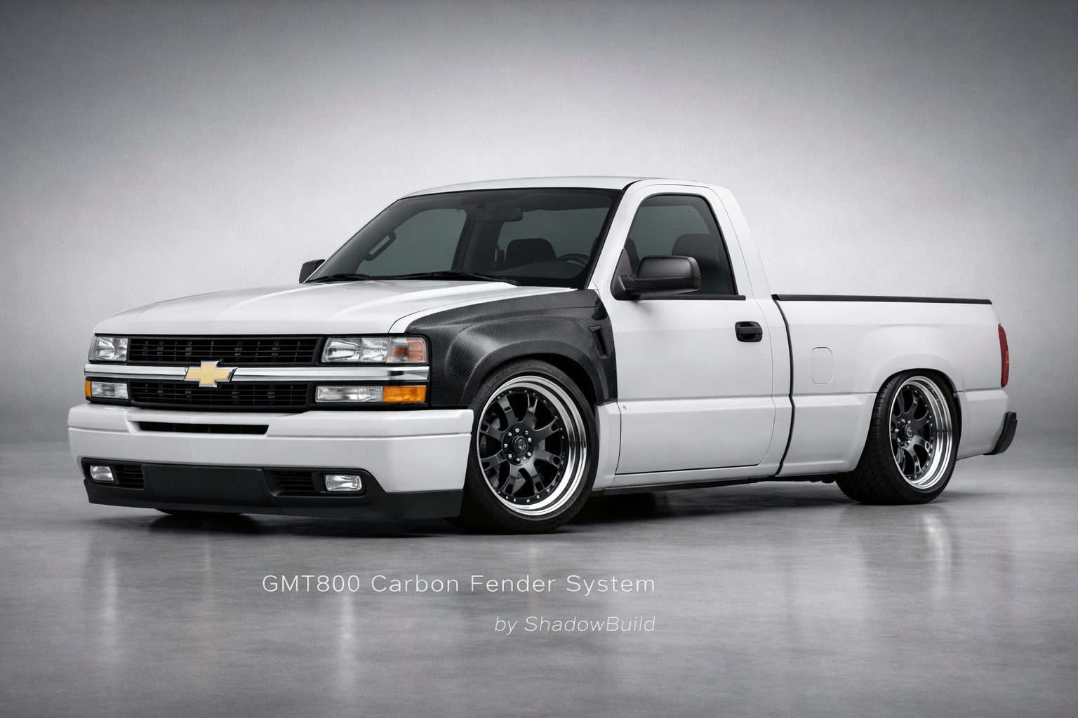 SHADOWBUILD .GMT800 Carbon Fiber Fender System (Silverado + Sierra Platform) Founder Series – Limited Production
