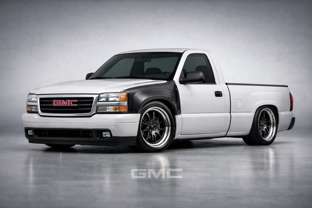 SHADOWBUILD .GMT800 Carbon Fiber Fender System (Silverado + Sierra Platform) Founder Series – Limited Production